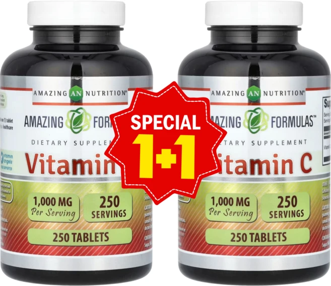 어메이징뉴트리션 비타민 C 1000mg 250정, 2개 - 쿠팡