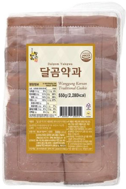 왕궁병과 둥근마음 달곰 약과 550 g/사각약과/약과/전통과자/전통스낵/과자/스낵/약과스낵/약과과자/궁중약, 550g, 1개