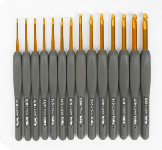 튤립 에티모 그레이 모사용 코바늘 T15-200e ~105e, 1개