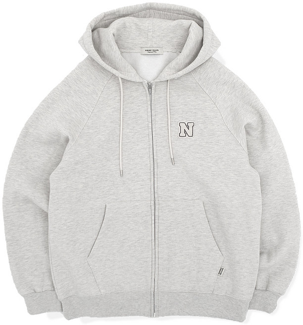 노르딕아일랜드 N로고 후드집업