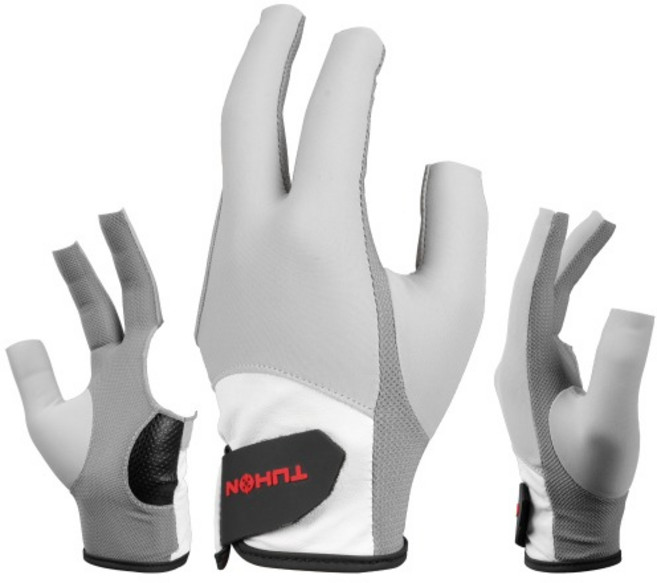 투혼 시그니처 글러브 당구 장갑, L, 1개, 그레이