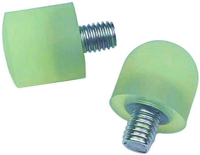 자동차 덴트 제거 도구 덴트 막대 팁 슬라이드 바 고무 망치 팁 M8 나사, 초록의