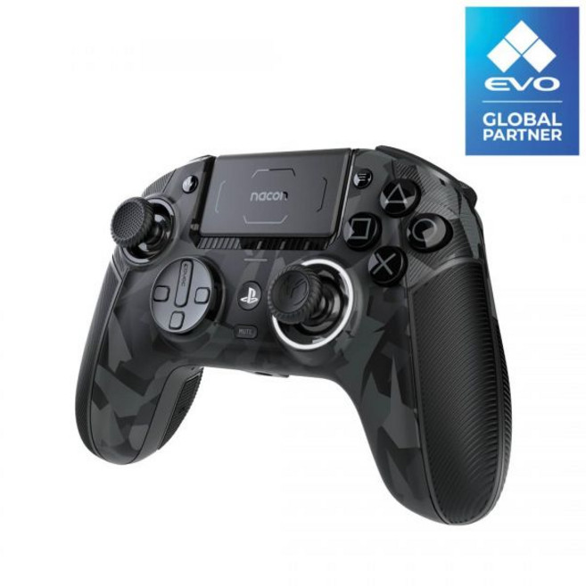 NACON Revolution 5 Pro 공식 라이선스 PlayStation 무선 게임 컨트롤러 (PS5/PS4/PC 호환) - 홀 효과 센서 트리거 스톱 버튼 매핑 가능, Urban Camo
