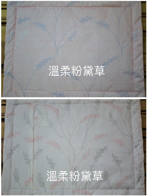 台灣香杉木珠枕 3公斤重 舒適枕芯, 1個, 溫柔粉黛草-100%棉