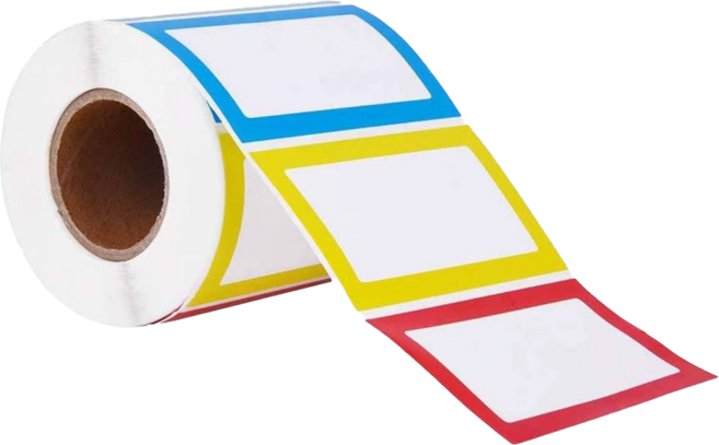 팬시피아 라벨스티커 롤타입, 1개, 300개입, 테두리