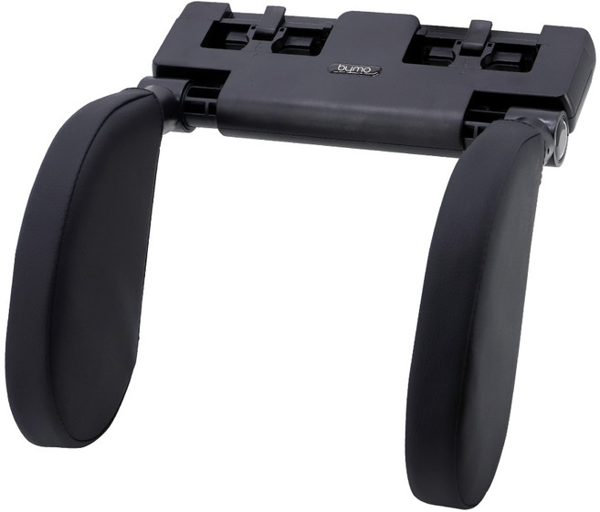 "메모리폼 증정이벤트" 바이모 A-05 "NEW 업그레이드" 차량용 헤드레스트 목쿠션 어린이 메모리폼 목쿠션 목배게 목베개 목받침 머리 받침 편안한 수면 방향제 핸드폰거치대, 블랙, 1개