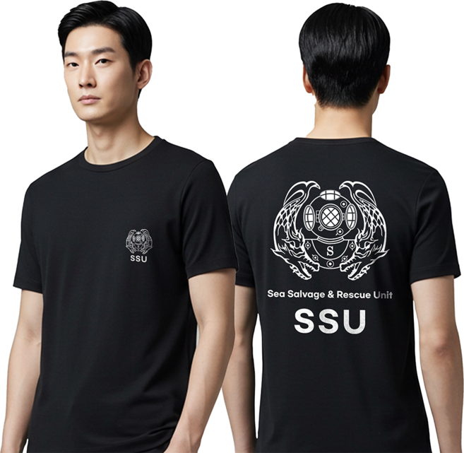로크택티컬 (1+1) 국산 SSU 면100% 로카티 군인티셔츠