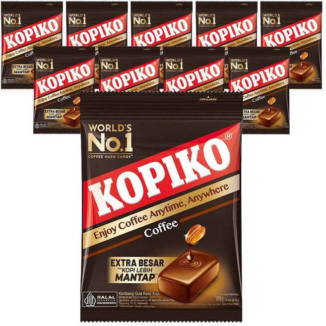 코피코 커피맛 캔디, 175g, 10개