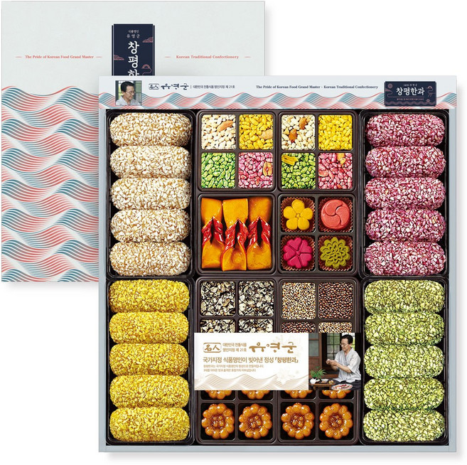 창평한과 선물세트 국화, 1개, 616g