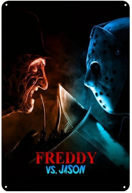 레트로 바이브 프레디 아이코닉 금속 양철 사인 집 카페 영화 클럽 장식에 딱 맞습니다, 20x30cm, 1개