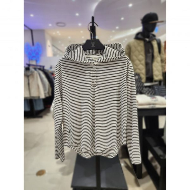 라이프워크 (여성) 헨리넥 후드 긴팔 티셔츠 LW261HD711