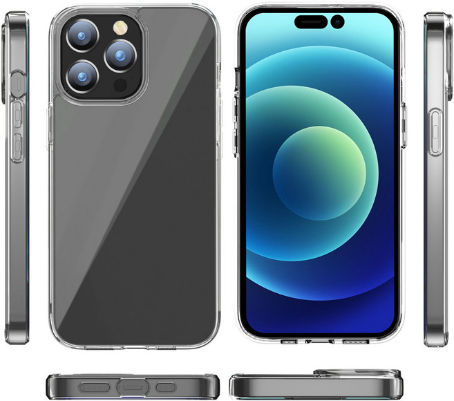 아이폰14 프로 맥스 크리스탈 투명 케이스