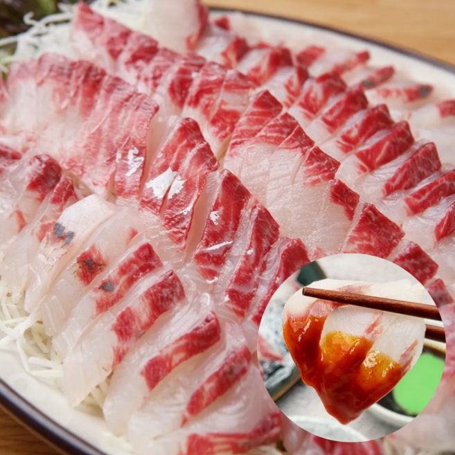 통영산지직송 제철맞은 자연산 보리숭어회 필렛, 1개, 300g