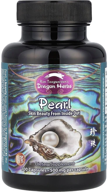 Dragon Herbs Pearl 500 mg 100 Capsules, Dragon Herbs, Pearl, 500 mg, 1, 1개 - 쿠팡