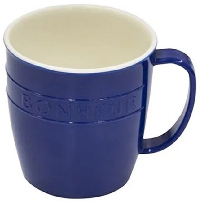 BONHEUR 馬克杯 紅色, 藍色, 1個