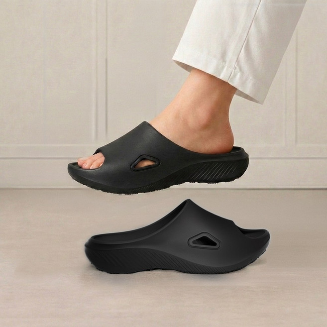 피티즘 발편한 족저근막 아치 슬리퍼 사무실 실내화