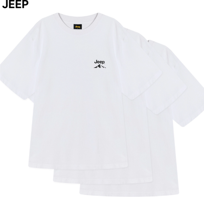 지프 편하고 고급진 티셔츠 3EA