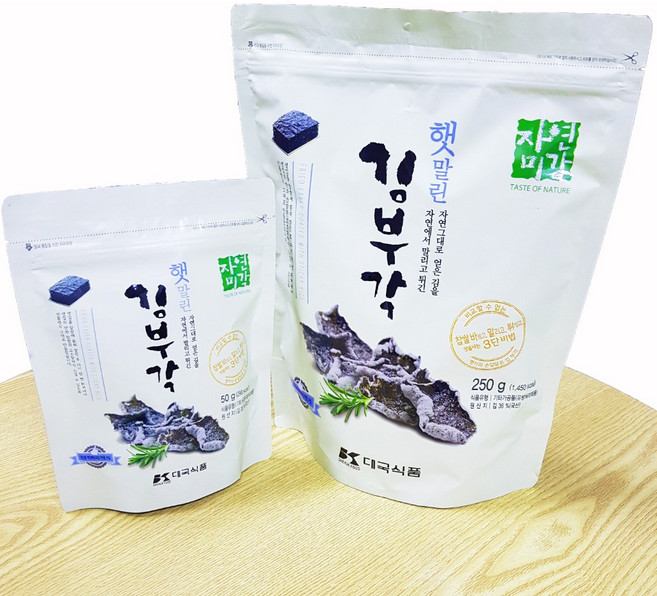 [대국식품 본사직송] 자연미각 돌자반 튀각 부각 모음, 2개