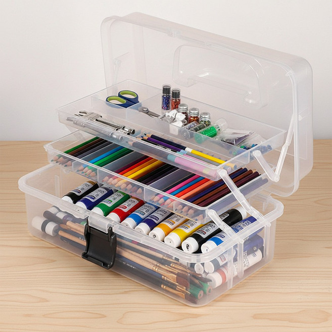 디그램 미술 도구 정리 휴대용 화구박스