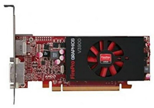 AMD 100-505637 FirePro V3900 1GB DDR3 PCIE 로우 프로파일 비디오 카드 DVI/디스플레이 포트, AMD 100-505637 FirePro V3900 1