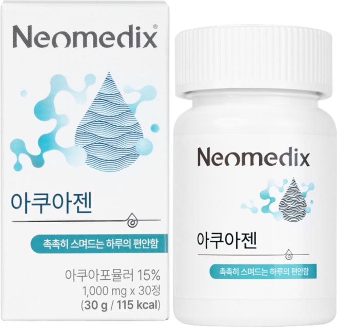 6위 - 네오메딕스 아쿠아젠 아쿠아포뮬러 히알루론산 아쿠아쉘TG, 2개, 30정
