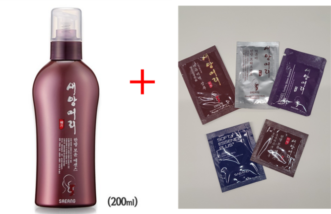 [새앙머리] 보윤 에센스 200ml 구매시 새앙머리상품 각종 샘플증정, 1개