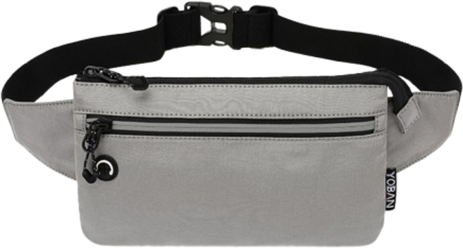 위블랑 스포츠 방수 러닝벨트, 그레이, 1개