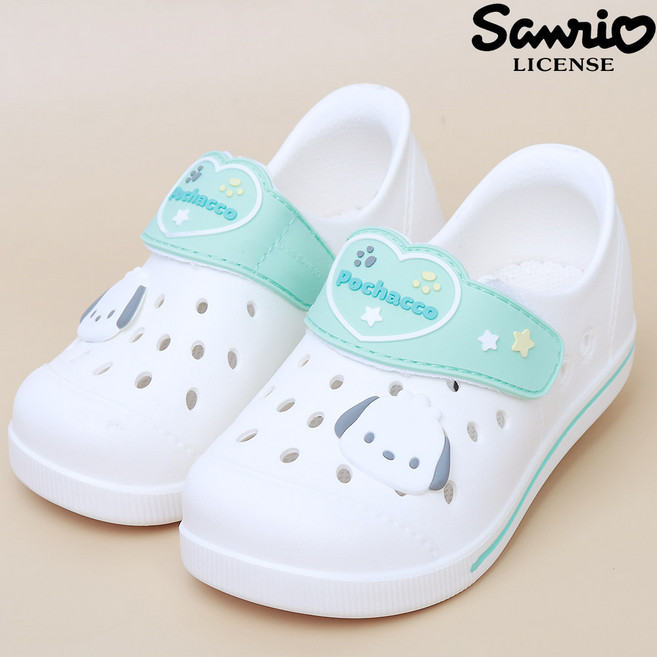 산리오 정품 신으면 더 편한 바로인 초등 학생 실내화 유치원 여아 여학생 흰색