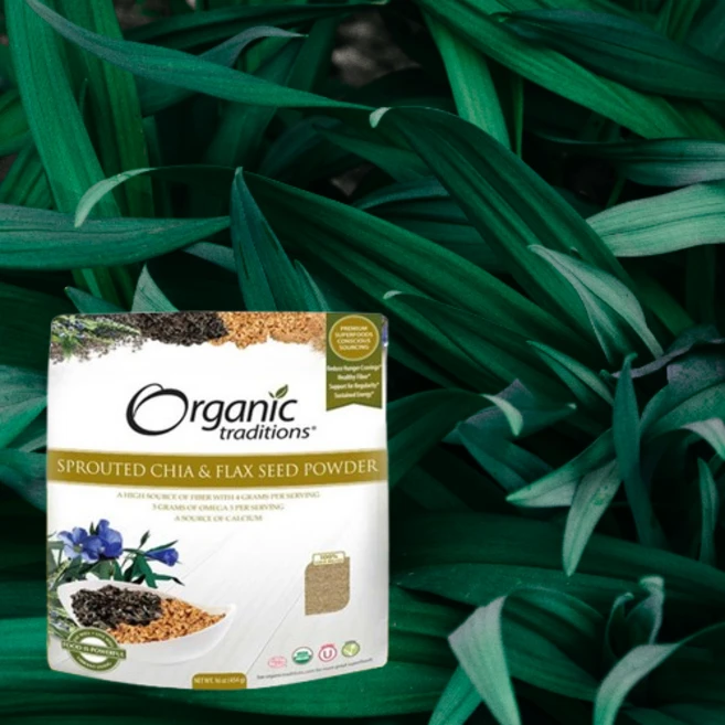 아마씨유 아마씨오일 캐나다영양제오가닉 트래디션스 발아 치아씨드 & 아마씨드 파우더 454g, 1개 - 쿠팡