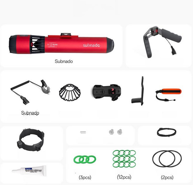 [unclehome4989] 수중추진기 수중수쿠터, Subnado 표준 세트 - 코랄