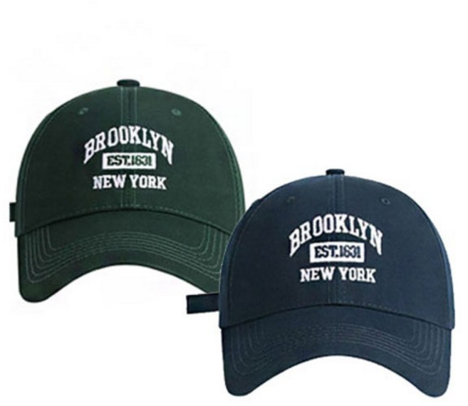 1+1 리츠제이 남녀공용 브루클린 볼캡 야구 모자