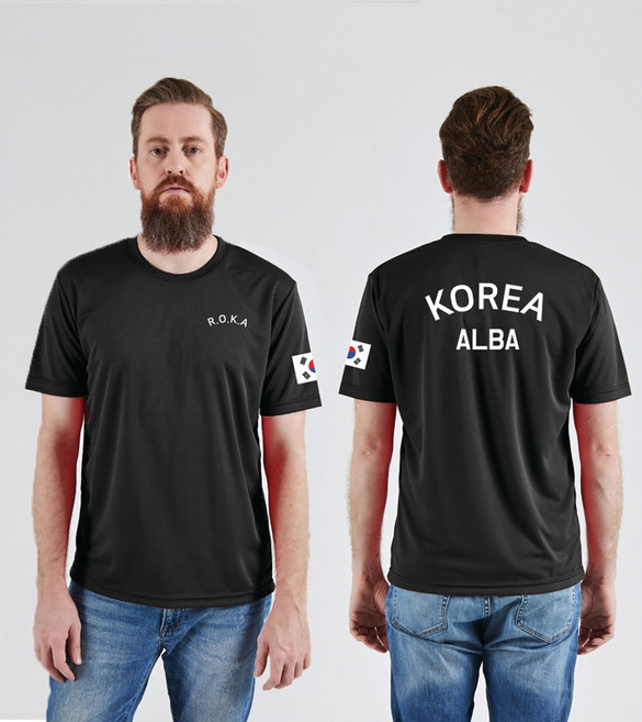 로카 기능성 알바티셔츠 반팔 홀서빙복 가게티 스탭티 직원 식당 유니폼 STAFF 인쇄 자수 가능 단체복