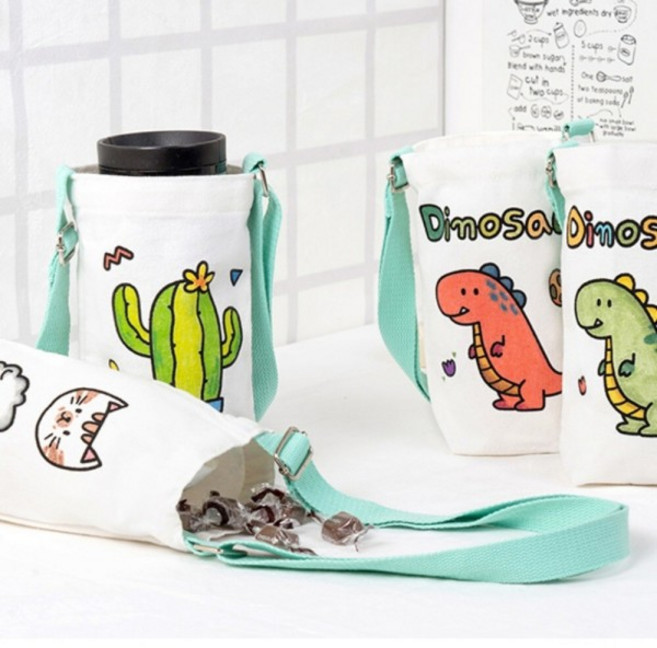 민화샵 텀블러 백 만들기 도안 그림 색칠 미술 가방, 공룡