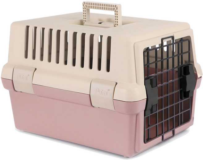 푸르미 반려동물 전용 하드형 이동장, 인디핑크, 1개