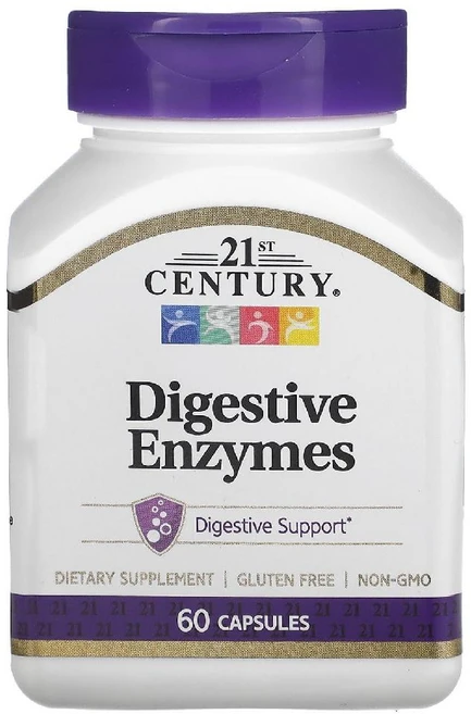 21세기센트리 소화 효소 엔자임 Enzymes 캡슐 60정, 1개 - 쿠팡
