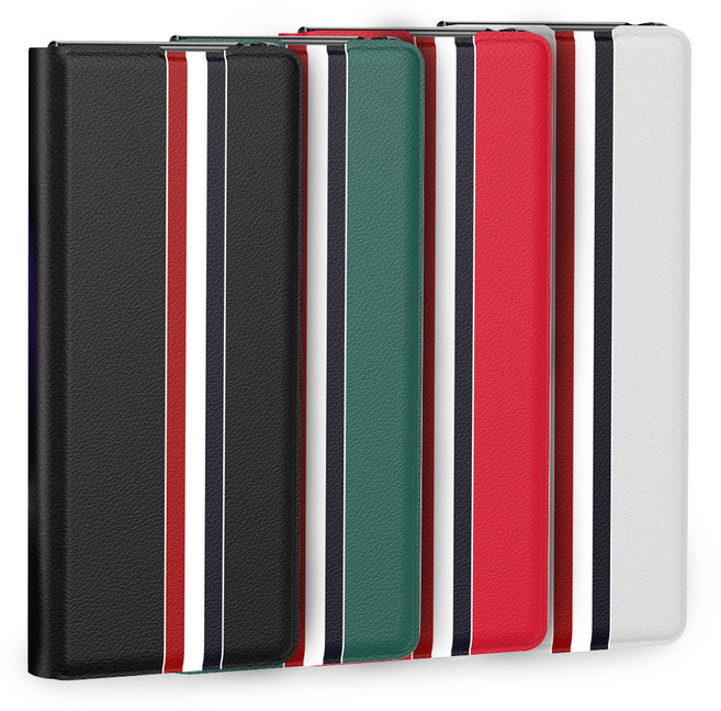 하푼 갤럭시 Z폴드2 스탠딩 카드 수납 가죽 케이스