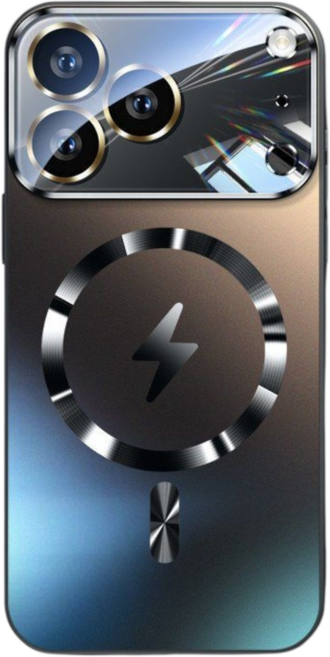 럭스폰 카메라 렌즈 강력 보호 필름 맥세이프 티타늄 케이스