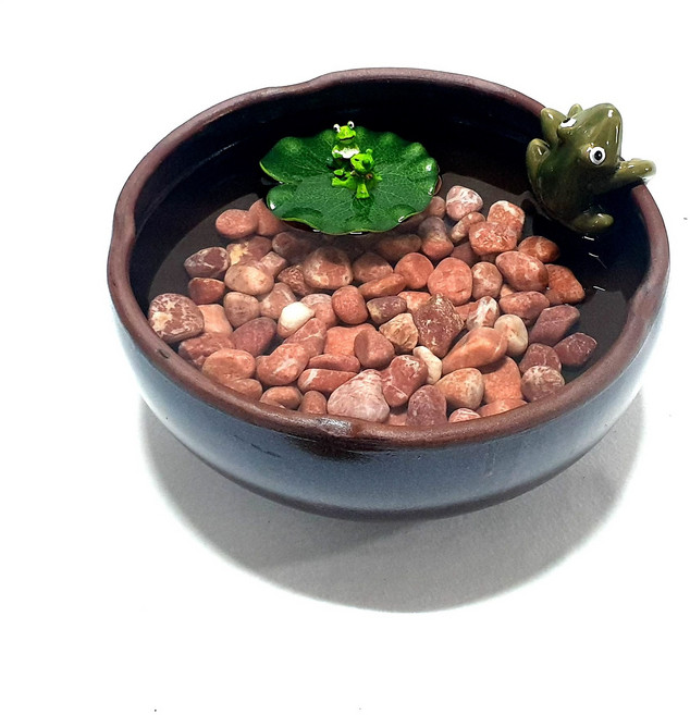 옹기수반어항 8종 택일, 연꽃어항(소)