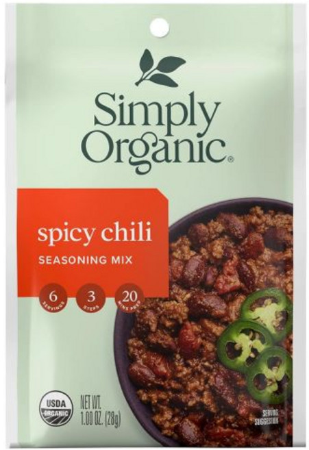 Simply Organic 할라피뇨 가루 파우더 분말 심플리 오가닉 치폴레 2.65온스 건조 훈제 페퍼 풍부한 향기 따뜻한 맛과 은은한 매운맛, 28g, 1개