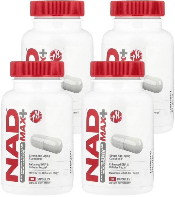 메타볼릭 뉴트리션 NAD 맥스 플러스 안티에이징 셀룰러 리쥬베네이터 Metabolic Nutrition NAD MAX+™ Anti-Aging Cellular Rejuvenator, 4개 - 쿠팡