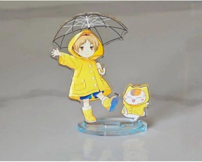 나츠메우인장 냥코센세 비오는날 캐릭터 아크릴 피규어