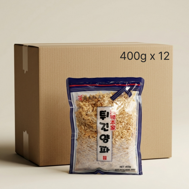 토호 튀긴양파 후레이크 1박스 ( 400g x 12ea ), 12개
