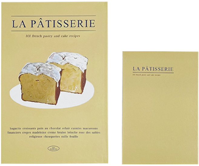 코드86 모형책 인테리어 홈카페 촬영 소품 접이식 가짜책, 01. LA PATISSERIE