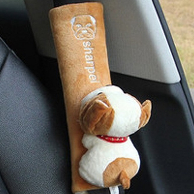 삼정 안전벨트커버 1P 캐릭터안전벨트 세탁용이벨트커버 예쁜벨트커버, 1개, 6.그레이 고양이(1P)