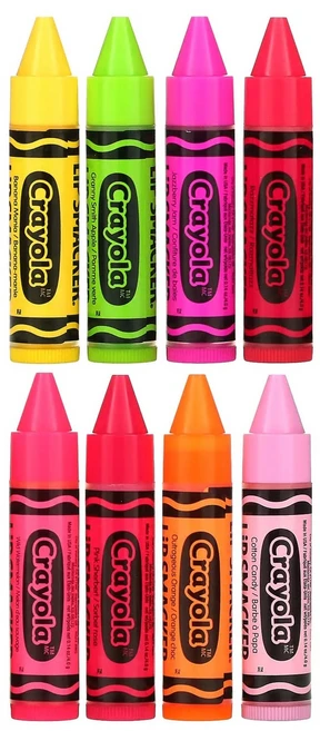 크레욜라 립 스매커 립밤 파티팩 8개입 각 4g LPS-10397 - 쿠팡