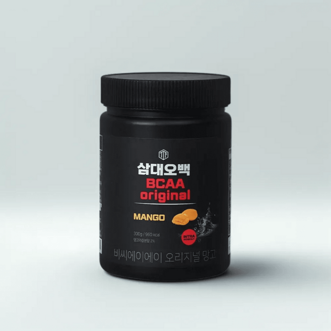 BEST) 삼대오백 BCAA 아미노산 에너지드링크 오리지널 망고맛, 2개, 300g