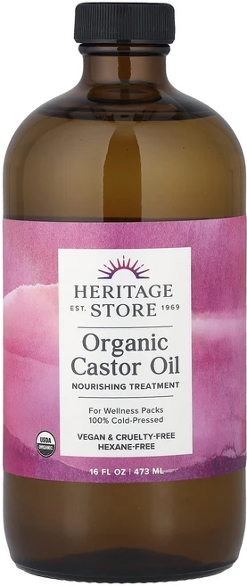 Heritage Store 헤리티지스토어 피마자오일 캐스터오일 피마자유 473ml, 1개 - 쿠팡