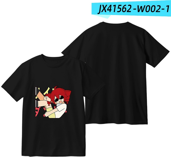 카사네 테토 일러스트 반팔티 보컬로이드 캐릭터 순면 빅사이즈 루즈핏