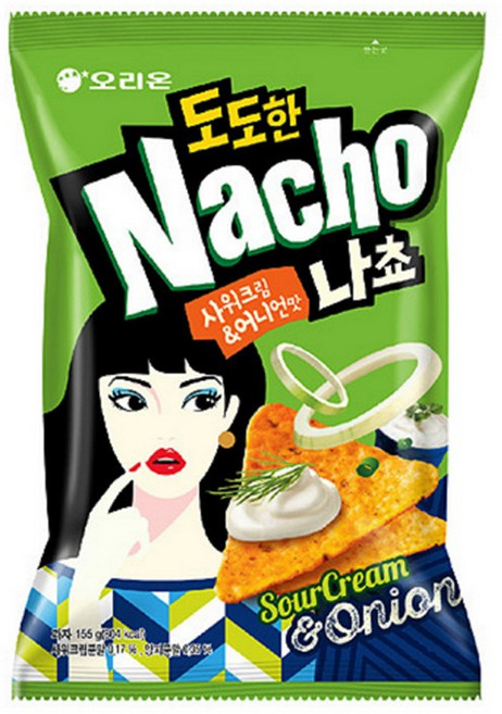 오리온 도도한나쵸 사워크림 어니언 155g x12, 12개