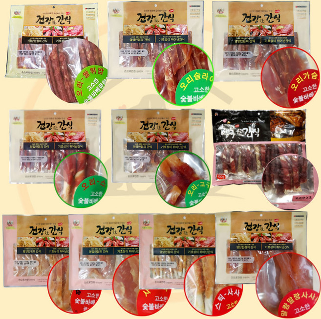 이가네 건강한 간식 모음, 1개, 400g, 오리슬라이스